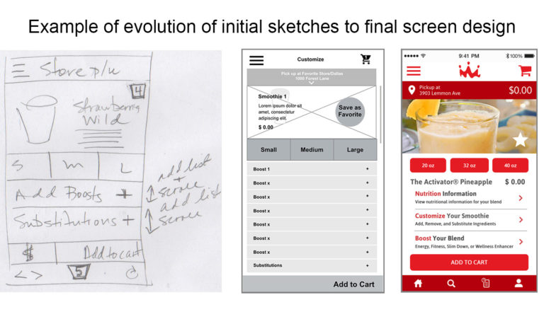 Smoothie King UX Portfolio